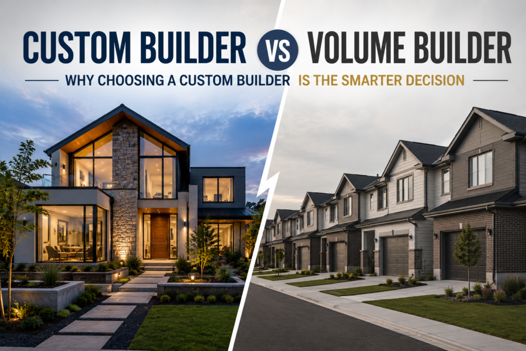 Volume Building Design Custom Builder vs Volume Builder: Why Choosing a Custom Builder Is the ...