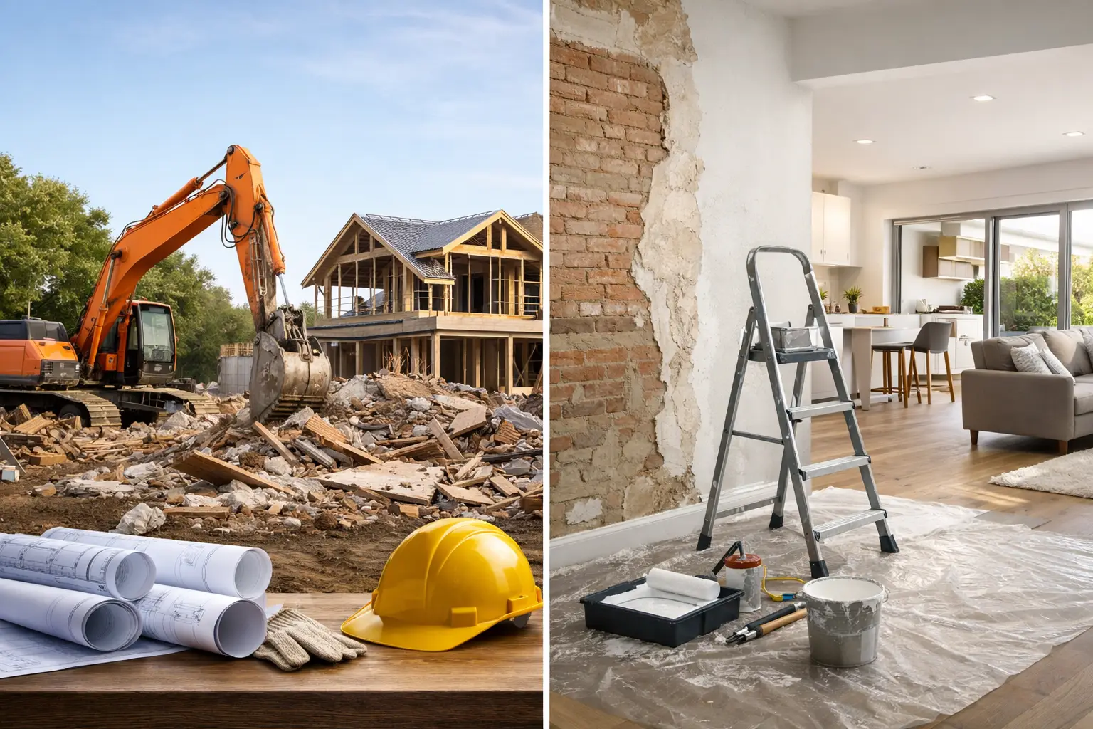 Knockdown Rebuild vs Renovation