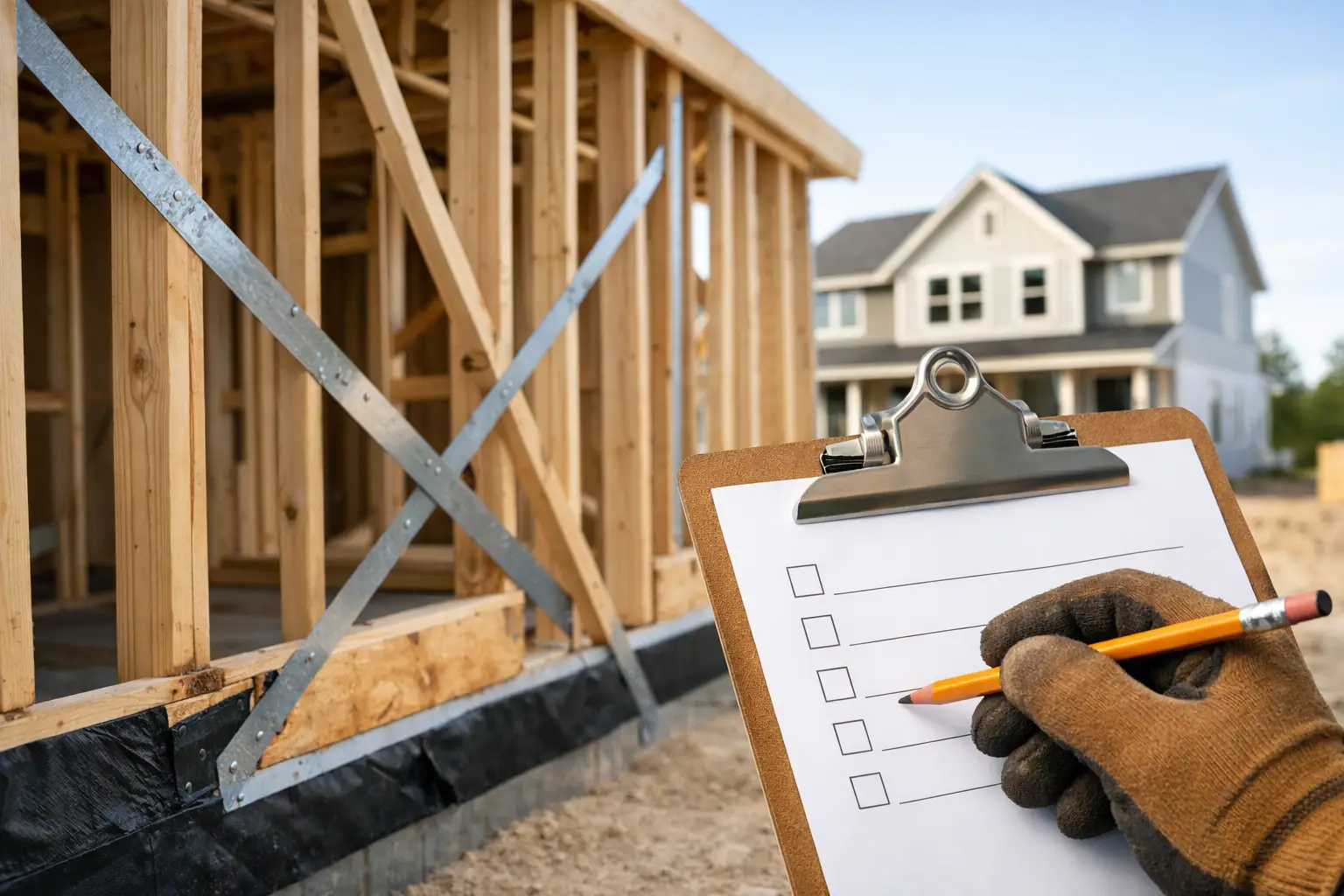 Bracing and Flashing Checklist for New Homes
