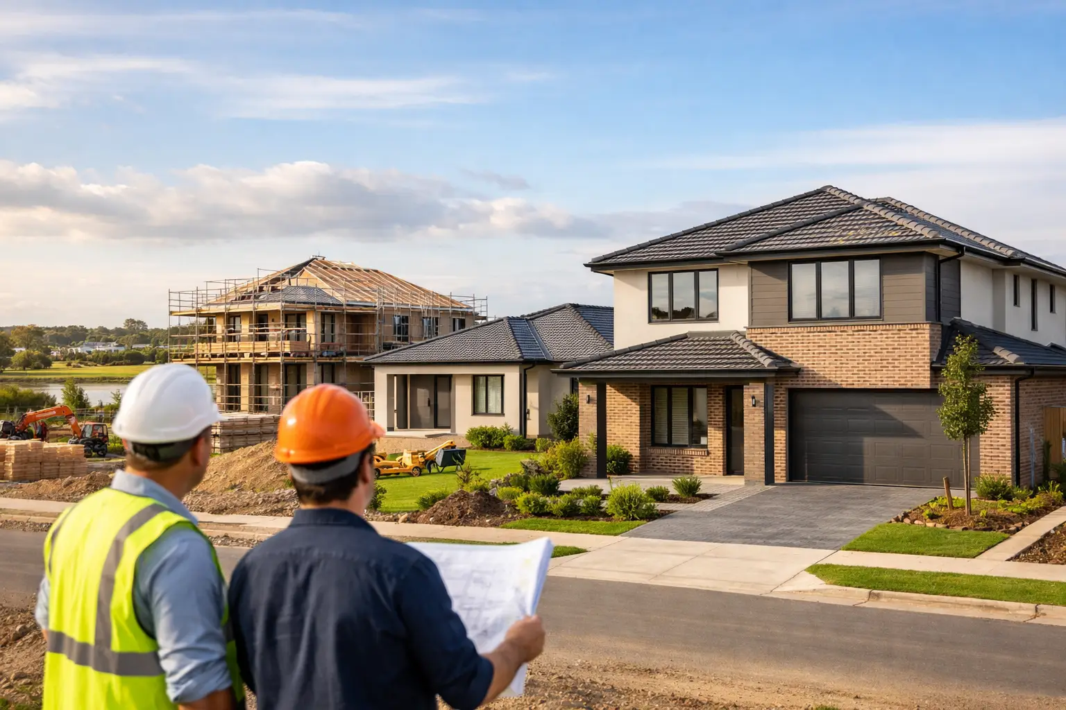Building Homes at Aston Estate, Craigieburn