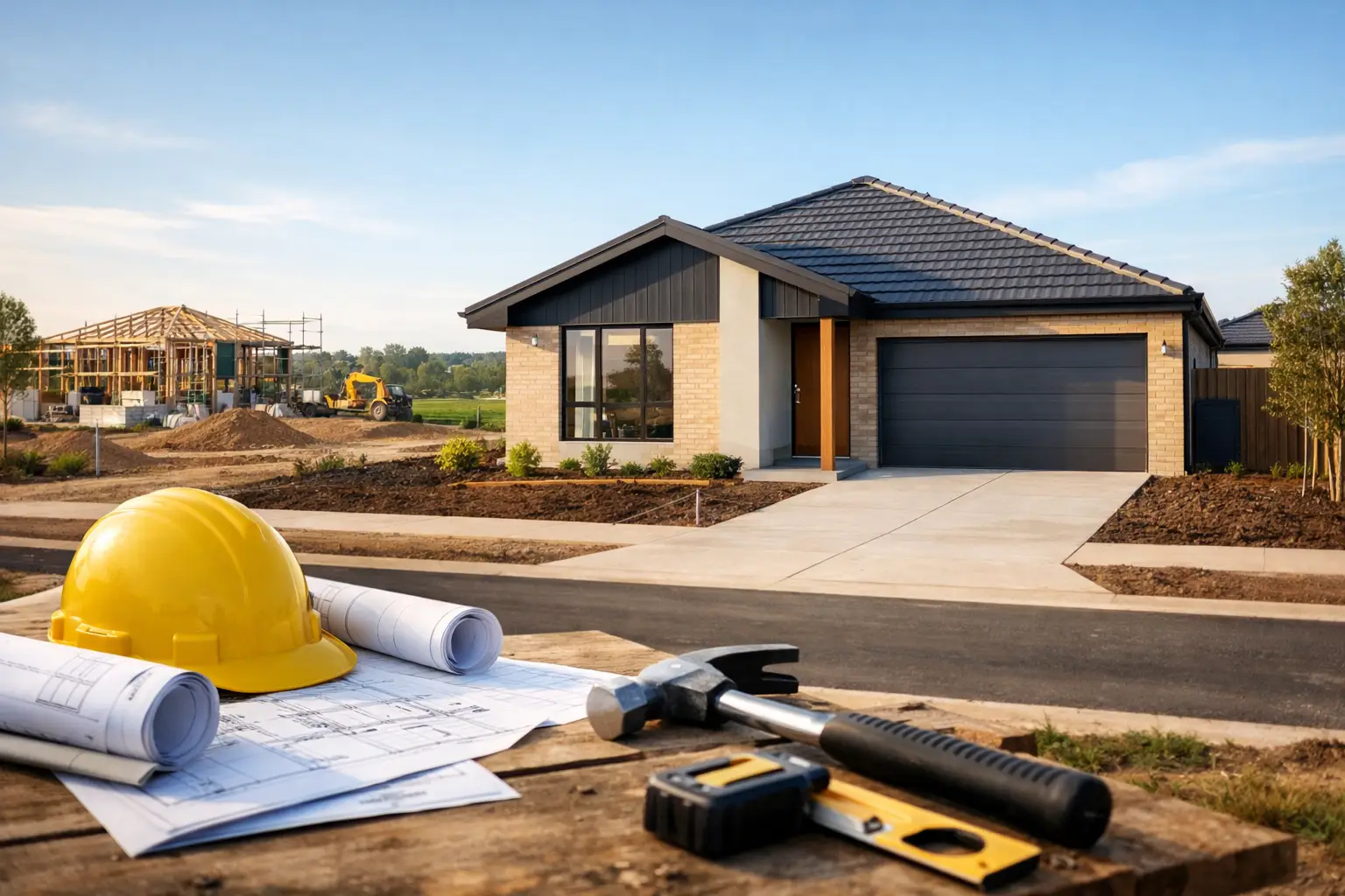 Building Homes at Olivine Estate, Donnybrook
