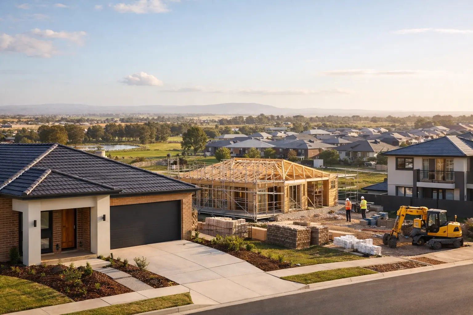 Building Homes at Stockland Highlands Estate, Craigieburn