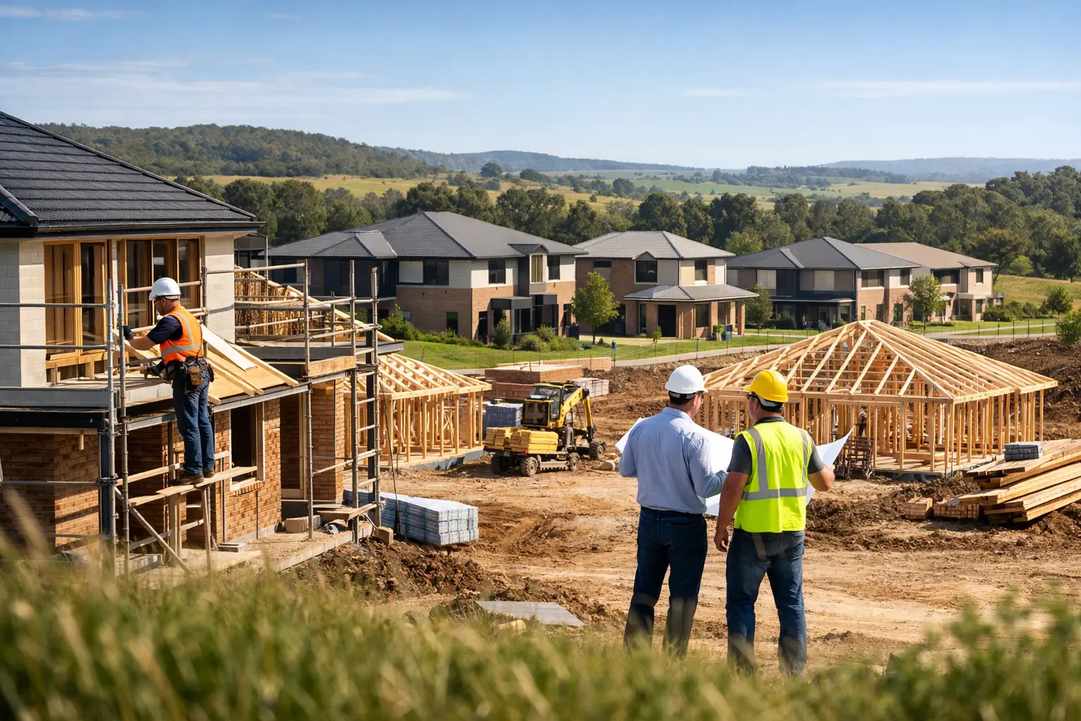 Building Homes at Woodsong Estate, Mickleham