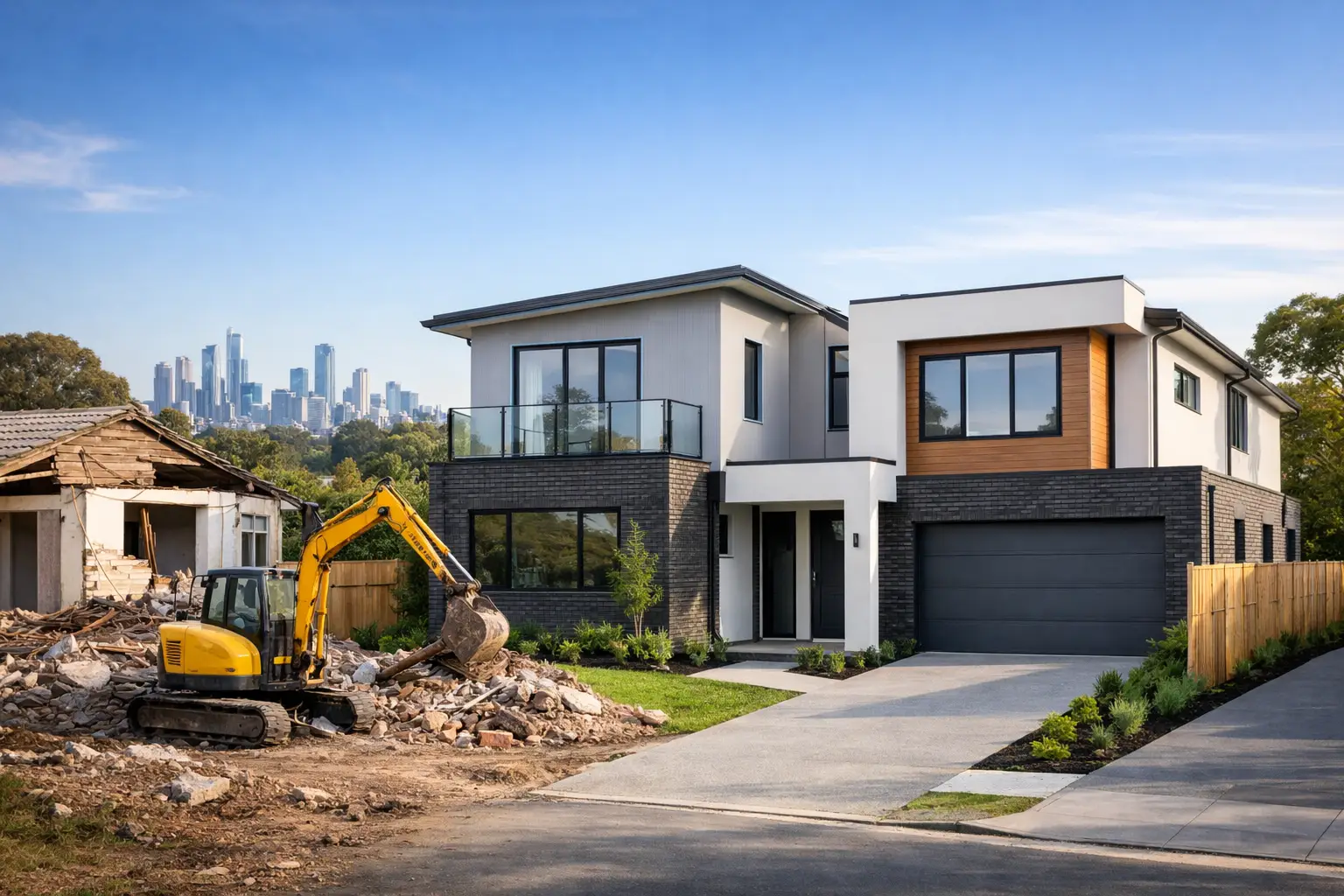 Knock Down Rebuild Townhouses in Melbourne